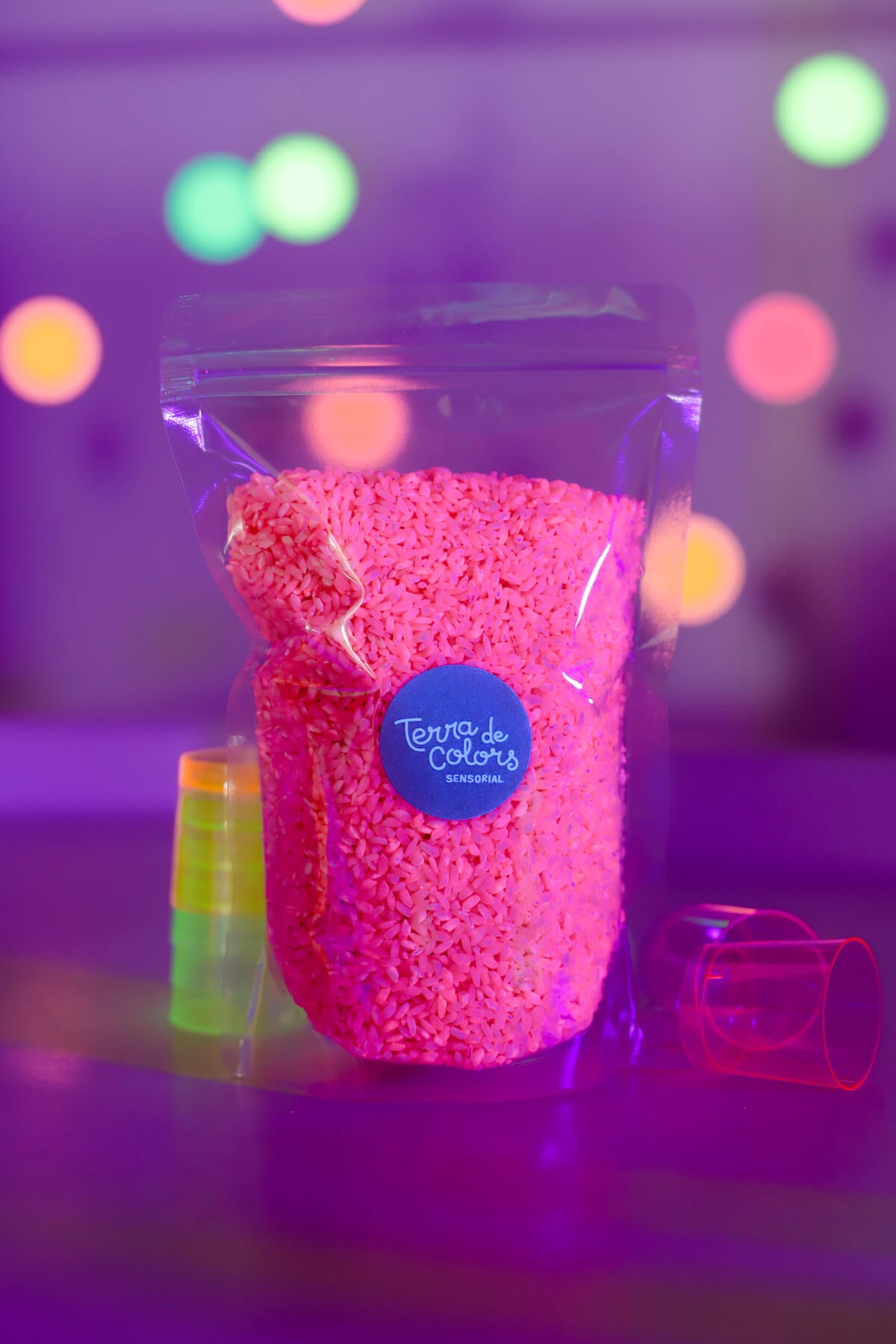 Base Sensorial Neón Fucsia