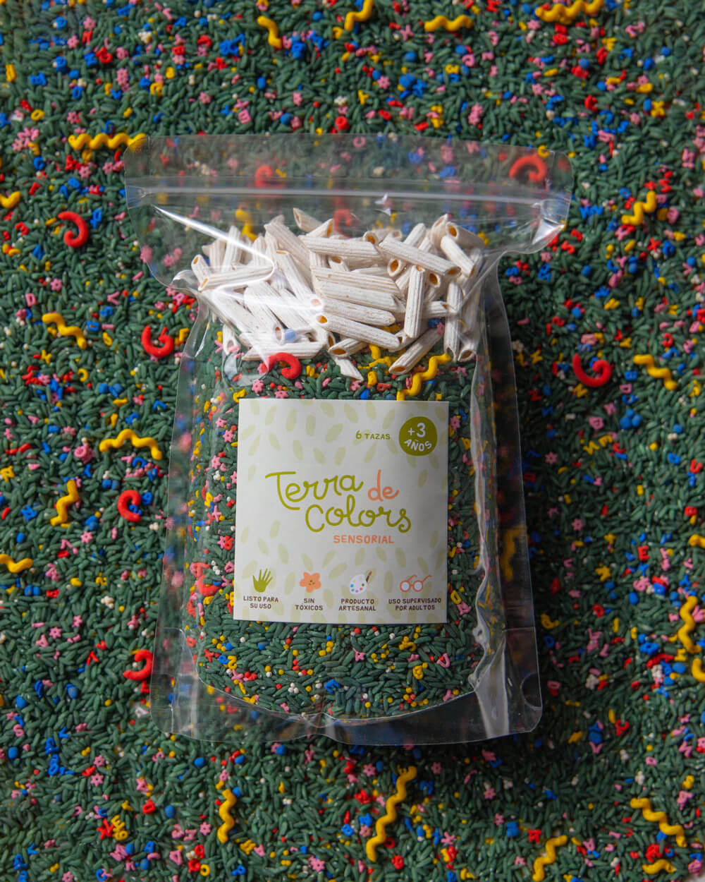 Base sensorial pizarra y tizas